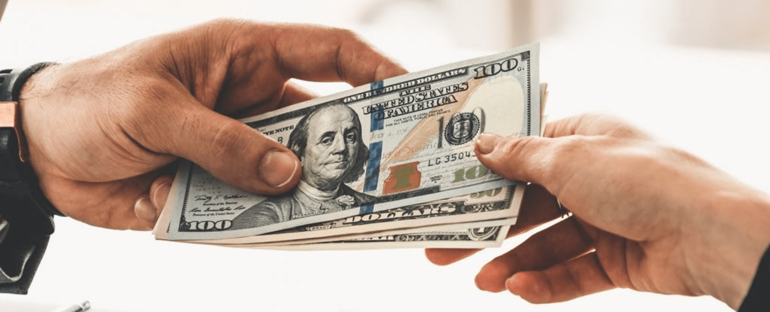 Money transaction between two people