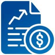 Document icon with upward chart and dollar